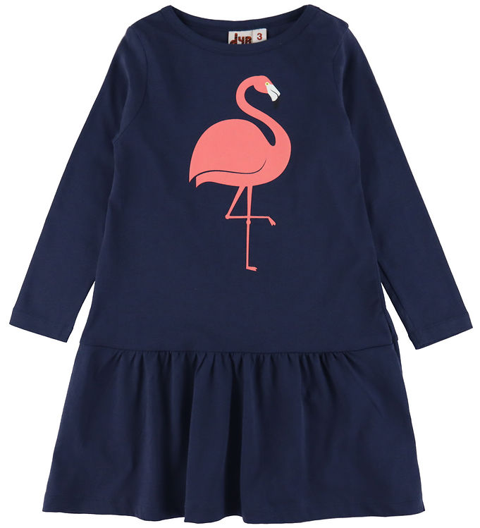 DYR-Cph Kjole - Dyrperky - Dk Navy Flamingo