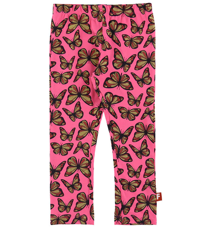 DYR-Cph Leggings - Dyrcheetah - Dk Brick Flutter