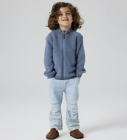 Name It Cardigan - Uld - NmmWmino - Folkstone Gray
