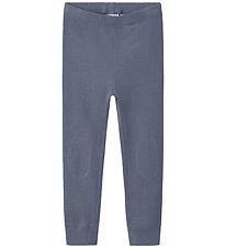 Name It Leggings - Rib - Uld/Silke  - NmmWossa - Folkstone Gray Name It Leggings - Rib - Uld/Silke  - NmmWossa - Folkstone Gray