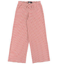 LMTD Bukser - Wide - NlfSeher - Hibiscus/Hvid m. Hulmønster LMTD Bukser - Wide - NlfSeher - Hibiscus/Hvid m. Hulmønster