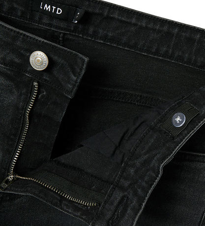 LMTD Jeans - Noos - Wide - NlfBli - Black Denim/Washed