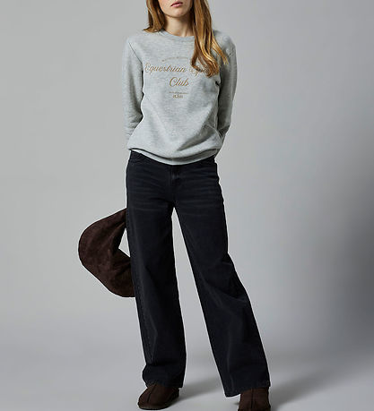 LMTD Jeans - Noos - Wide - NlfBli - Black Denim/Washed