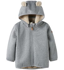 Name It Softshelljakke m. Fleece - NbnMada08 - Grey Melange m. Ø Name It Softshelljakke m. Fleece - NbnMada08 - Grey Melange m. Ø