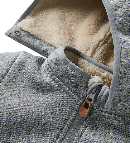 Name It Softshelljakke m. Fleece - NbnMada08 - Grey Melange m. Ø