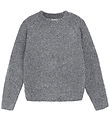 Creamie Bluse - Strik - Glitter - Iron Gate Creamie Bluse - Strik - Glitter - Iron Gate