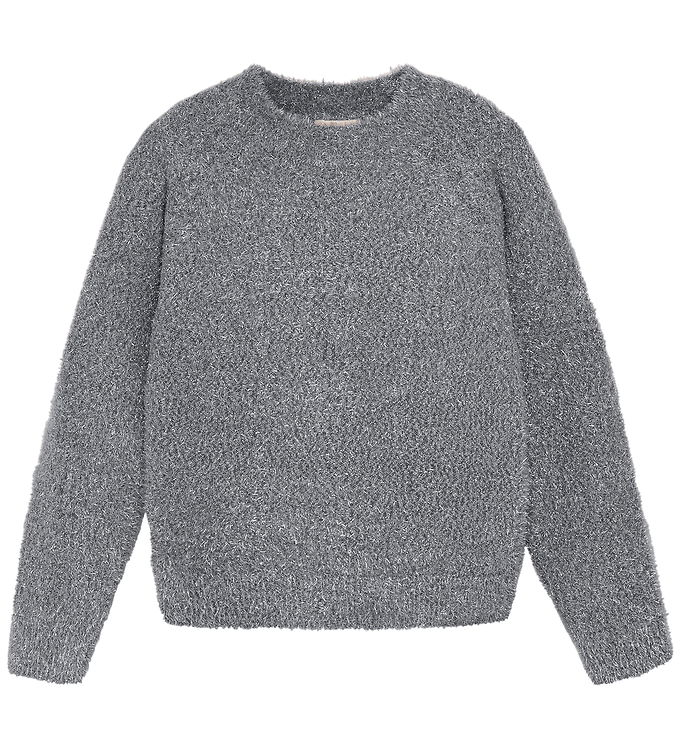 Creamie Bluse - Strik - Glitter - Iron Gate