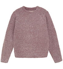 Creamie Bluse - Strik - Glitter - Crushed Berry Creamie Bluse - Strik - Glitter - Crushed Berry