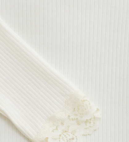Creamie Bluse - Rib - Modal/Bomuld - Cloud