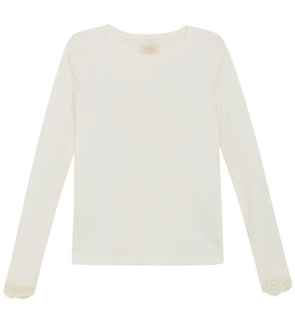 Creamie Bluse - Rib - Modal/Bomuld - Cloud