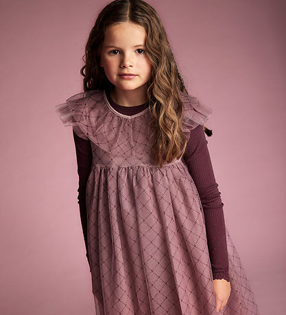 Creamie Bluse - Rib - Modal/Bomuld - Vineyard Wine