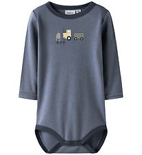 Name It Body l/æ - Uld - NbmWillit - Folkstone Gray/TRACTOR Name It Body l/æ - Uld - NbmWillit - Folkstone Gray/TRACTOR