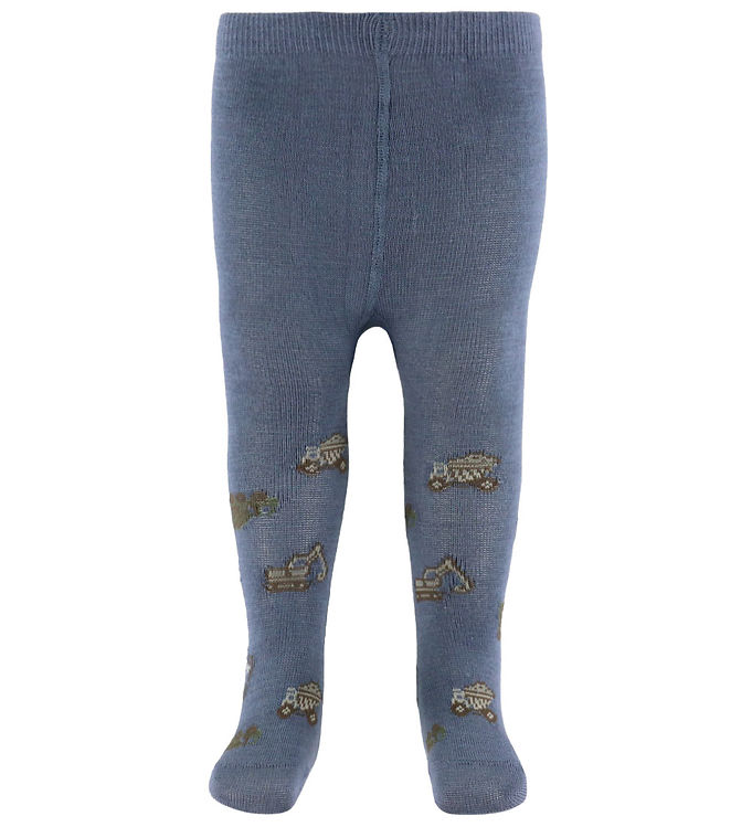 Name It Strømpebukser - Jacquard - Uld/Bomuld - NbmWak - Folksto