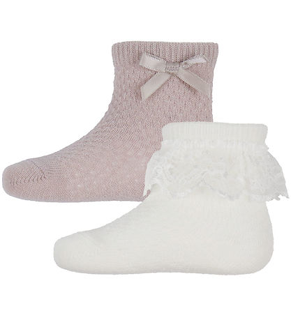 Name It Strømper - Uld/Bomuld - 2 pak - NbfWakma - Shadow Gray/1