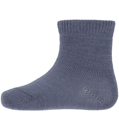 Name It Strømper - Uld/Bomuld - 4 pak - NbmWak - Folkstone Gray/