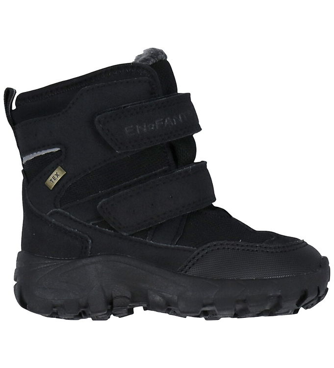 En Fant Vinterstøvler - Velcro TEX - Caviar