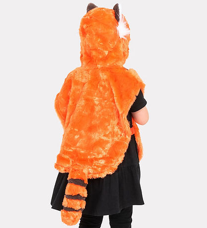 Den Goda Fen Udklædning - Mini Cape Red Panda - Orange
