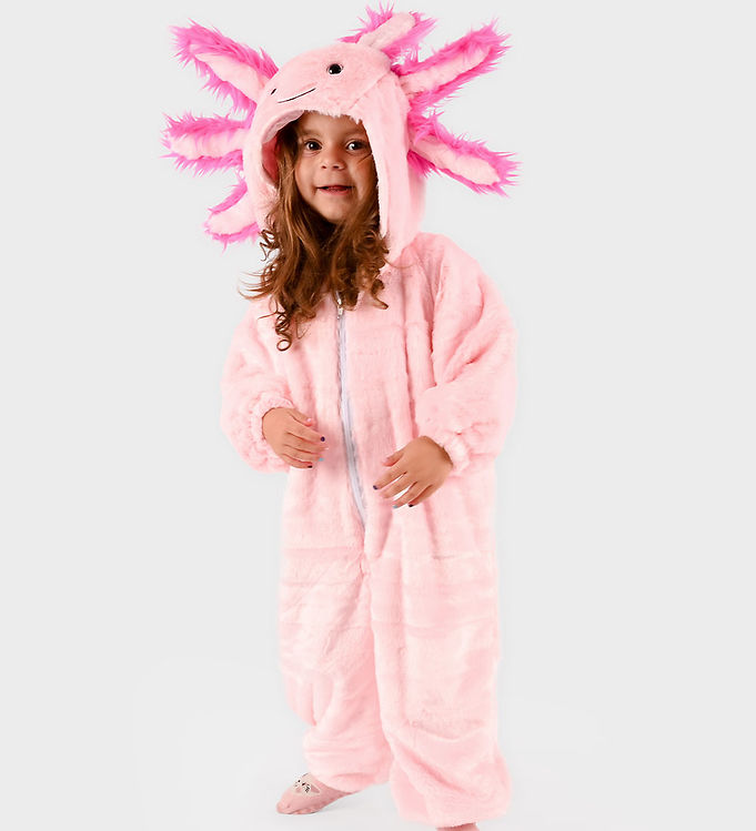 Den Goda Fen Udklædning - Jumpsuit Axolotl - Pink