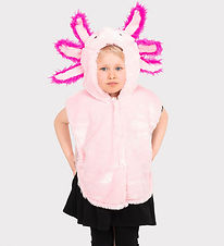 Den Goda Fen Udklædning - Mini Cape Pink Axolotl - Pink Den Goda Fen Udklædning - Mini Cape Pink Axolotl - Pink