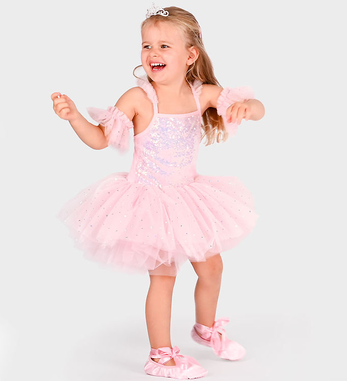 Den Goda Fen Udklædning - Ballerina Kit w Match Set - Pink