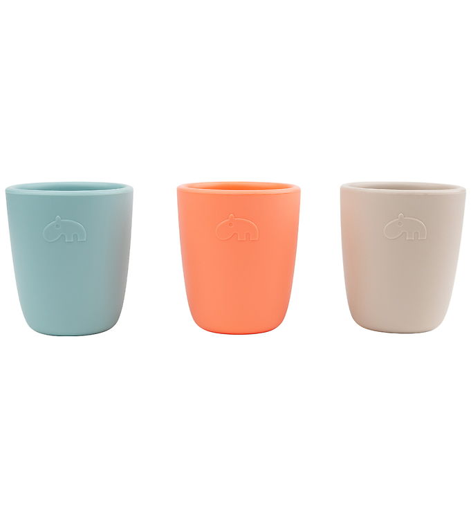 Done by Deer Kopper - Silicone - 3-pak - Coral/Sand/Blue