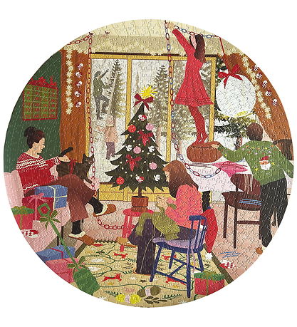 Vissevasse Puslespil - 1000 Brikker - 65x65cm - A Day In Decembe