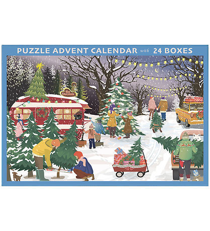 Vissevasse Puslespil Julekalender - 24 Boxes - 1000 Brikker