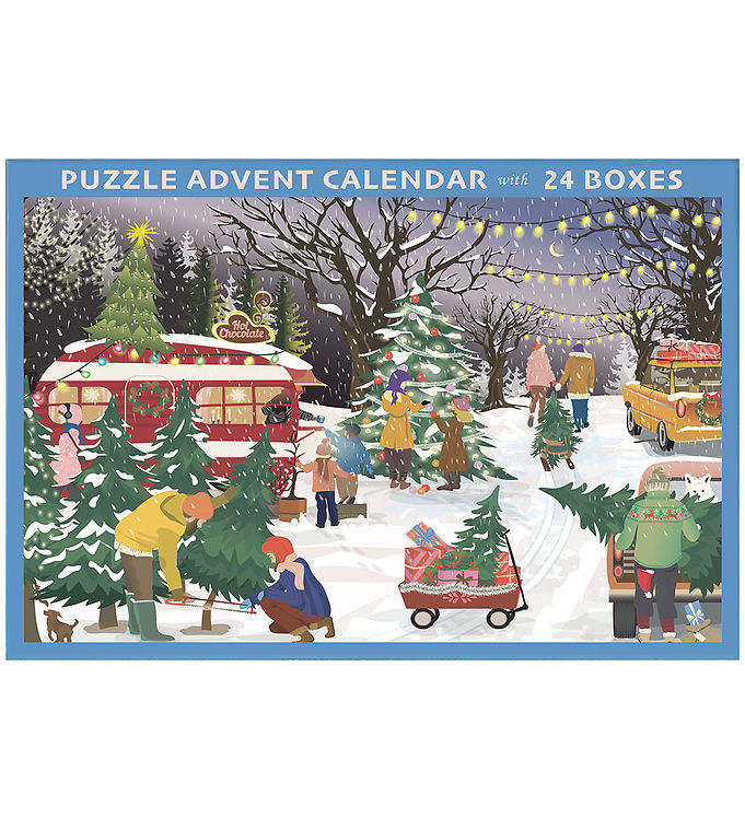 Vissevasse Puslespil Julekalender - 24 Boxes - 1000 Brikker