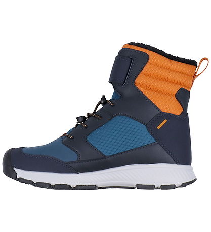 KEEN Vinterstøvler - KE SKUA WINTER WP Y - SKY CAPTAIN-GOLD FLAM