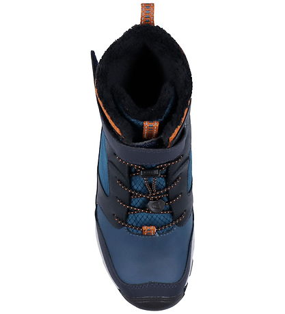 KEEN Vinterstøvler - KE SKUA WINTER WP Y - SKY CAPTAIN-GOLD FLAM