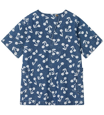 Liewood Denimkjole - Angelica - Cherry Blossom/Medium Blue Denim