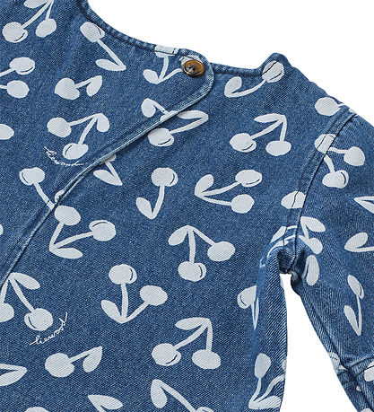 Liewood Denimkjole - Angelica - Cherry Blossom/Medium Blue Denim