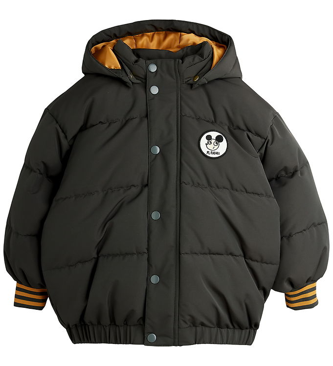 Mini Rodini Dynejakke - Ritzratz Patch Puffer - Sort