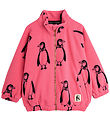 Mini Rodini Fleecejakke - Penguin - Pink Mini Rodini Fleecejakke - Penguin - Pink