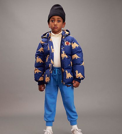 Mini Rodini Sweatpants - Dog - Blå
