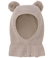 Huttelihut Elefanthue - Uld - 2-lags - Camel Melange m. Kvaster Huttelihut Elefanthue - Uld - 2-lags - Camel Melange m. Kvaster