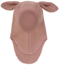 Huttelihut Elefanthue - Uldfleece - 1-lags - Burlwood m. Ører Huttelihut Elefanthue - Uldfleece - 1-lags - Burlwood m. Ører