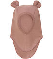 Huttelihut Elefanthue - Uldfleece - 1-lags - Burlwood m. Ører Huttelihut Elefanthue - Uldfleece - 1-lags - Burlwood m. Ører