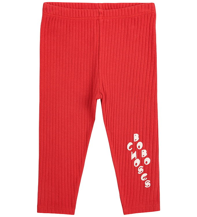 Bobo Choses Leggings - Rib - Rød