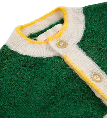 Bobo Choses Cardigan - Strik - Kaleidoscope Jacquard - Grøn
