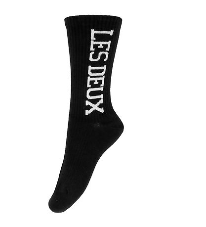 Les Deux Strømper - 2-pak - Vertigo Rib - Black