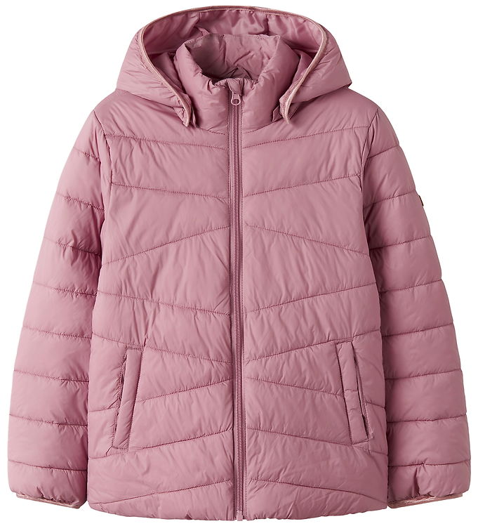 Name It Dynejakke - NkfMarble - Lilac