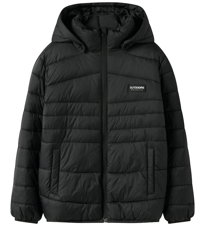 Name It Dynejakke - NkmMarble - Sort