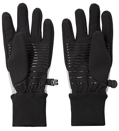 Reima Handsker m. Fleece - Softshell - Heippa - Sort/Sølv