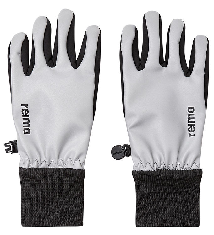Reima Handsker m. Fleece - Softshell - Heippa - Sort/Sølv