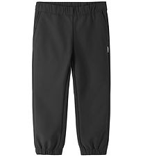 Reima Softhellbukser m. Fleece - Helppo - Sort Reima Softhellbukser m. Fleece - Helppo - Sort
