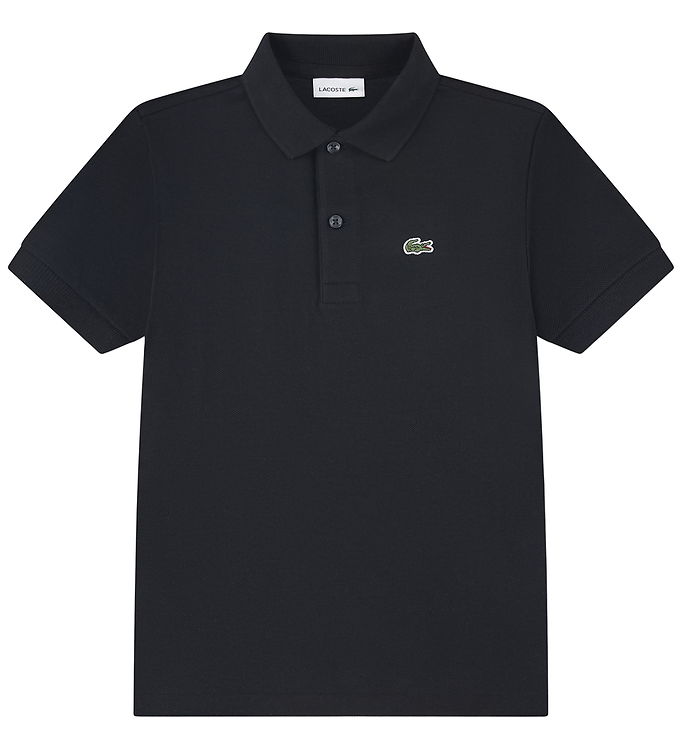Lacoste Polo - Piqué - Sort