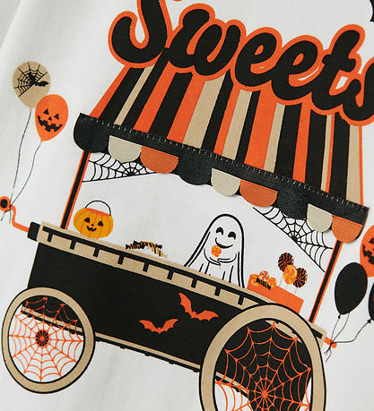 Name It Bluse - NmnOakley - Bright White m. Print