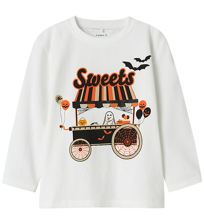 Name It Bluse - NmnOakley - Bright White m. Print