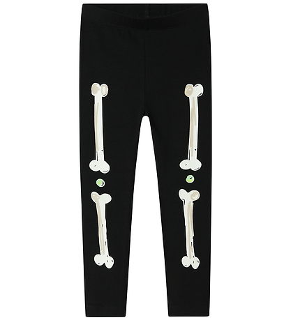 Name It Nattøj - 2-delt - Glow  - NmnOwen - Sort/Lemonade